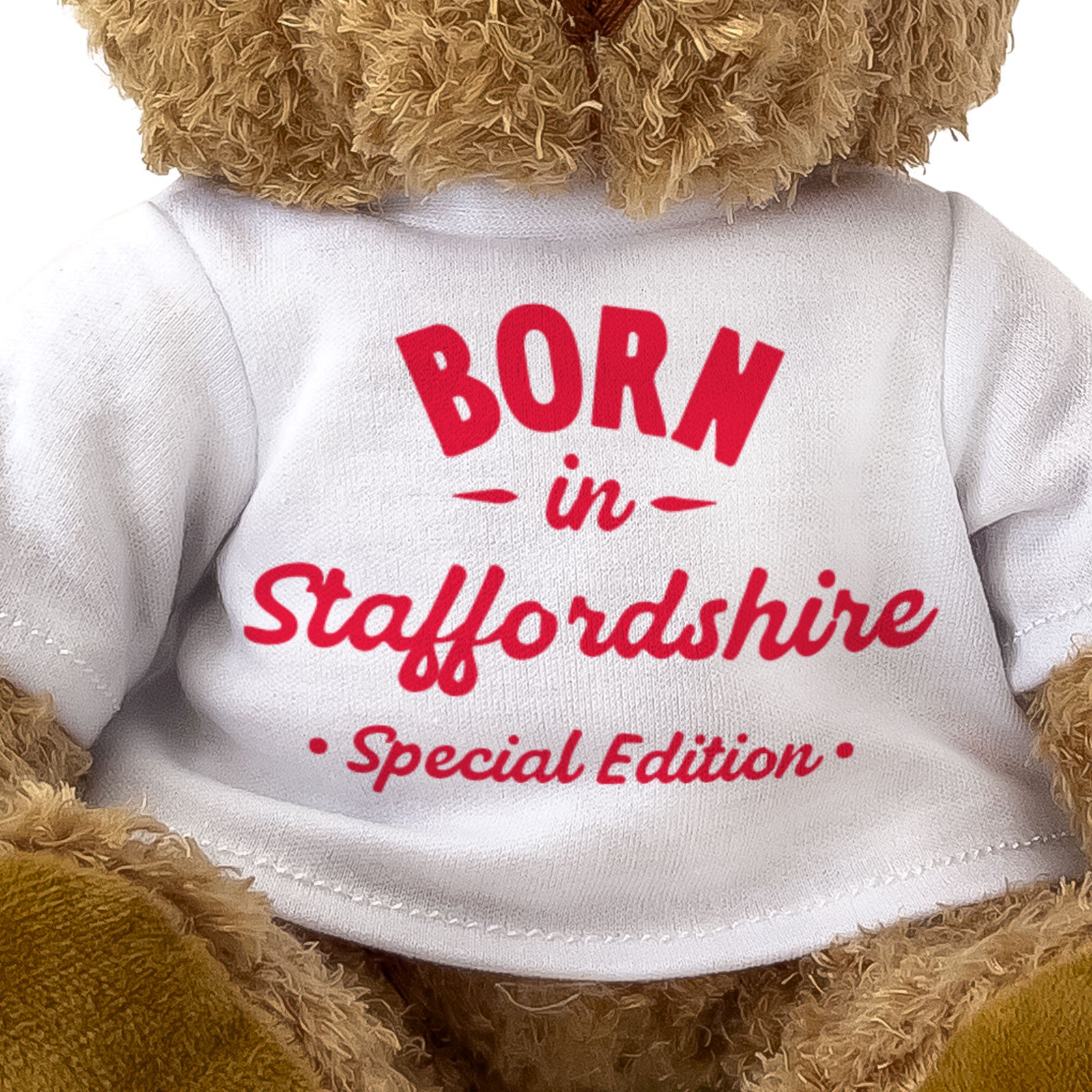 BORN IN STAFFORDSHIRE (SPECIAL EDITION) - Teddy Bear - Cute - Gift Present