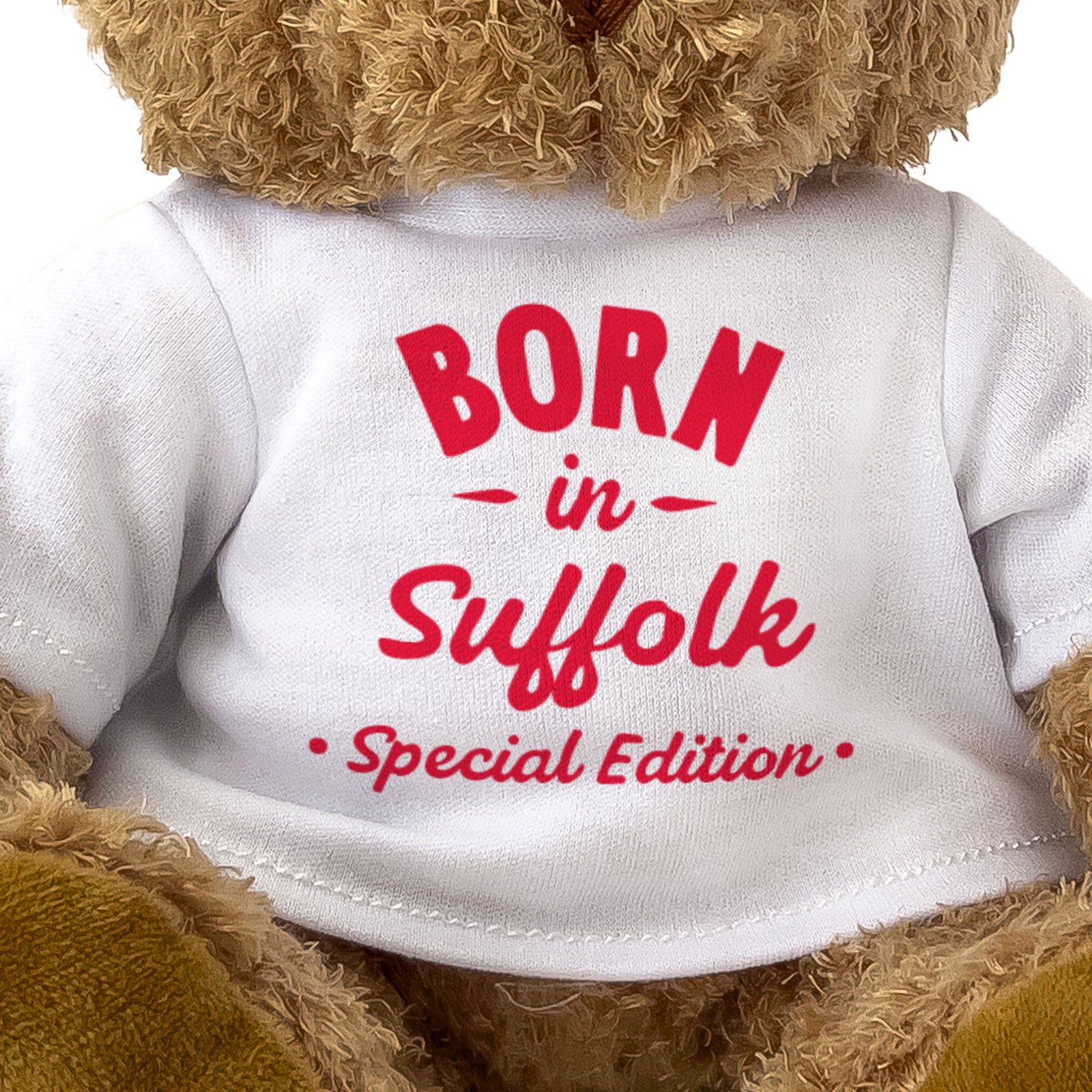 BORN IN SUFFOLK (SPECIAL EDITION) - Teddy Bear - Cute - East Anglia Gift Present