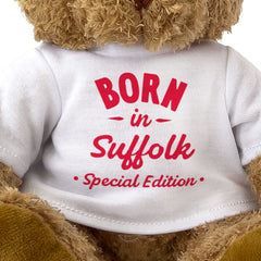 BORN IN SUFFOLK (SPECIAL EDITION) - Teddy Bear - Cute - East Anglia Gift Present