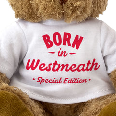 BORN IN WESTMEATH (SPECIAL EDITION) - Teddy Bear - Cute - Ireland Gift Present