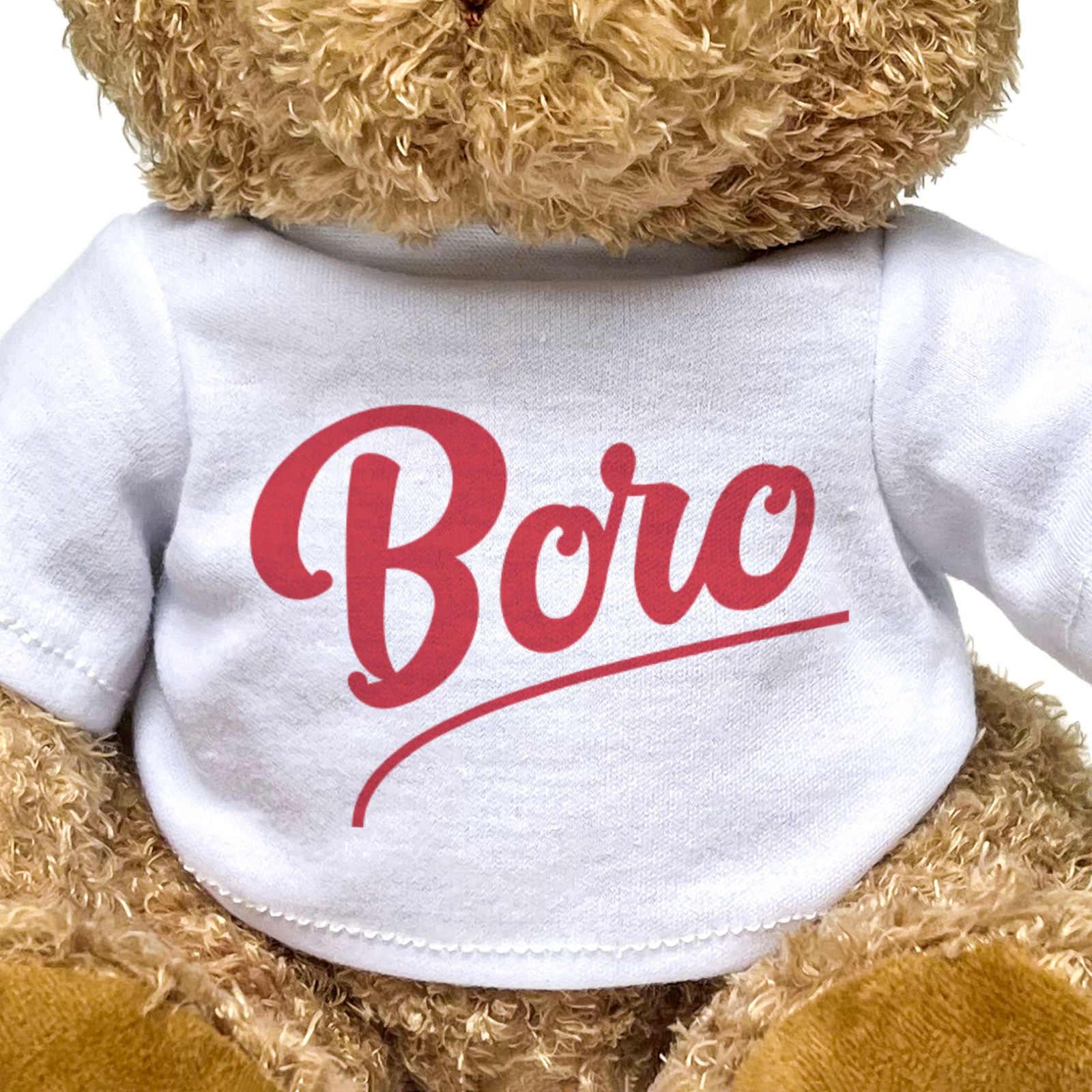 BORO (SCRIPT) - Teddy Bear - Cute Soft Funny - Middlesbrough Gift Present