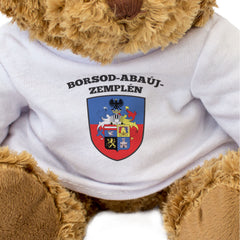 BORSOD-ABAÚJ-ZEMPLÉN FLAG - Teddy Bear - Cute Cuddly Soft - Hungary Gift Present