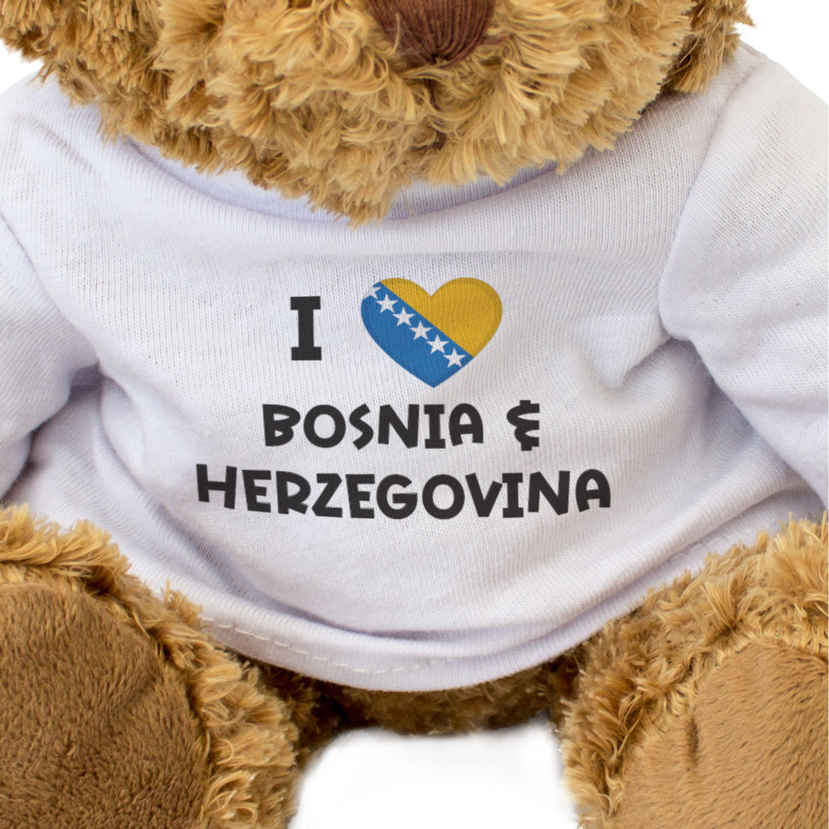 I Love Bosnia & Herzegovina Flag - Teddy Bear