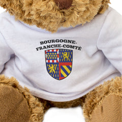BOURGOGNE-FRANCHE-COMTÉ FLAG - Teddy Bear - Cute Cuddly - France Gift Present