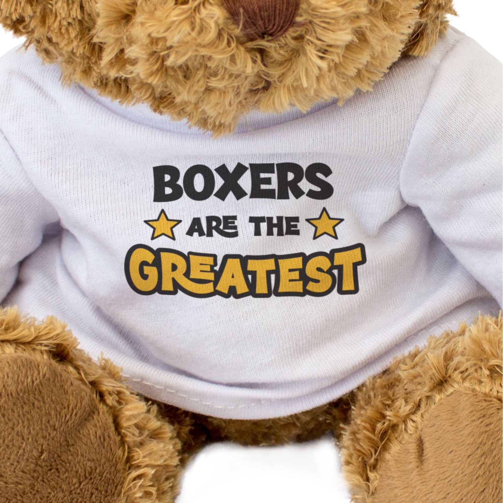 BOXERS ARE THE GREATEST - Teddy Bear - Cute Funny - Dog Lover Gift Present