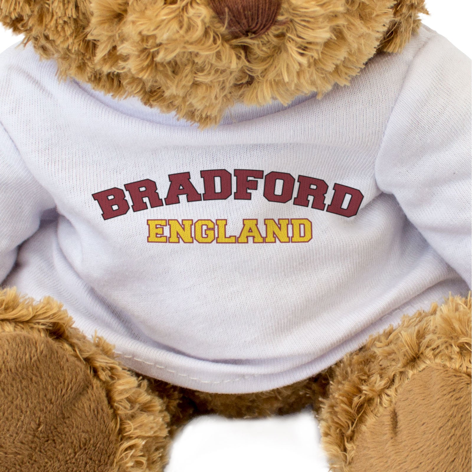 BRADFORD, ENGLAND - Teddy Bear - Cute Cuddly Soft - Funny Yorkshire Gift Present