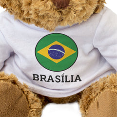 BRASÍLIA (BRAZIL FLAG ROUNDEL) - Teddy Bear - Cute Funny - Souvenir Gift Present