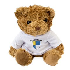 BRATISLAVA REGION FLAG - Teddy Bear - Cute Cuddly - Slovakia Gift Present