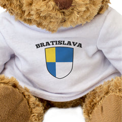 BRATISLAVA REGION FLAG - Teddy Bear - Cute Cuddly - Slovakia Gift Present