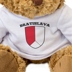 BRATISLAVA FLAG - Teddy Bear - Cute Cuddly Soft - Slovakia Gift Present