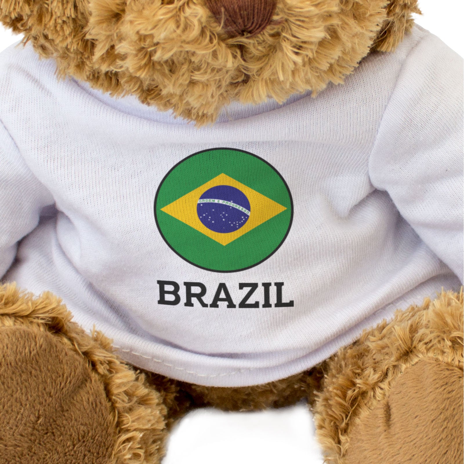 BRAZIL FLAG ROUNDEL - Teddy Bear - Cute Cuddly Soft - Brazilian Gift Present