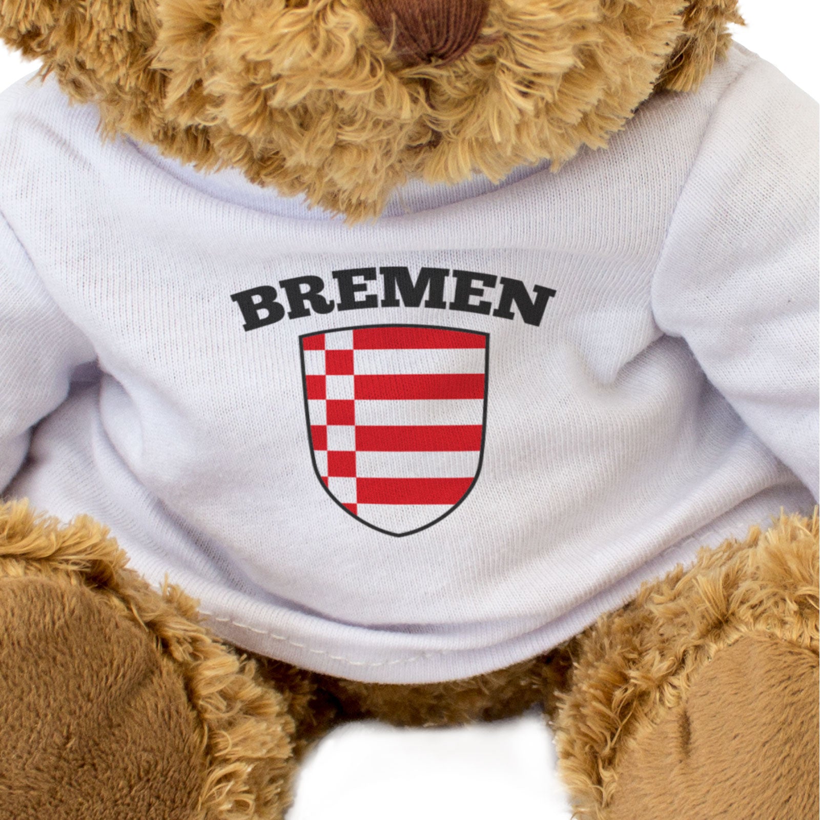 BREMEN FLAG - Teddy Bear - Cute Cuddly Soft Adorable - Germany Gift Present
