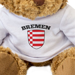 BREMEN FLAG - Teddy Bear - Cute Cuddly Soft Adorable - Germany Gift Present