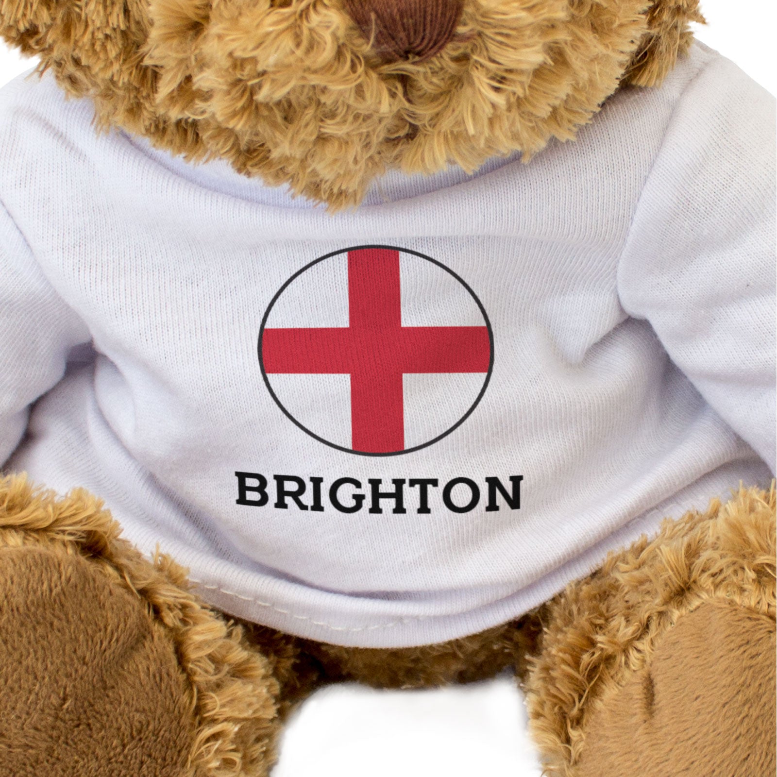 BRIGHTON (ENGLAND FLAG ROUNDEL) - Teddy Bear - Funny Souvenir Gift Present