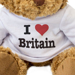 I LOVE BRITAIN - Teddy Bear - Cute Cuddly Soft - British Souvenir Gift Present