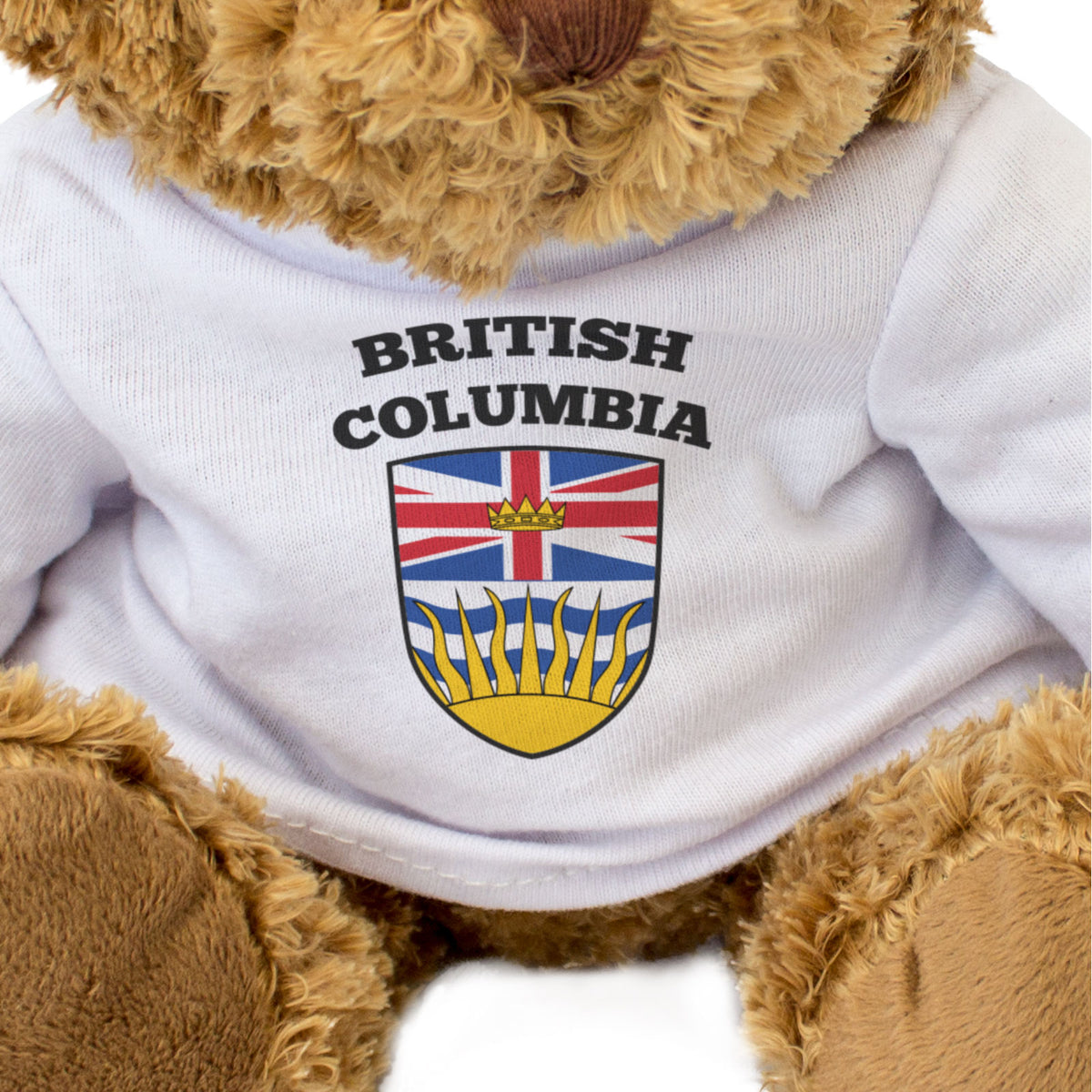 British Columbia Flag - Teddy Bear - Canada Gift Present