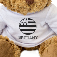 BRITTANY FLAG ROUNDEL - Teddy Bear - Cute Funny - Breton Souvenir Gift Present