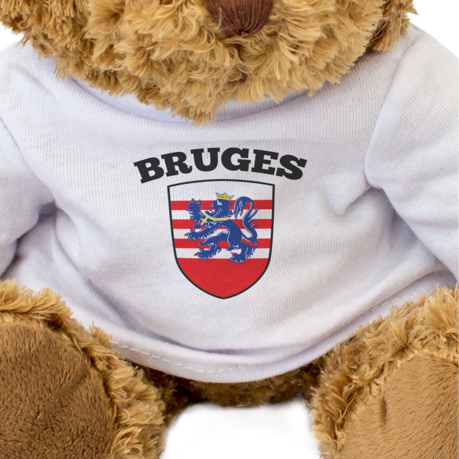 BRUGES FLAG - Teddy Bear - Cute Cuddly Soft Adorable - Belgium Gift Present