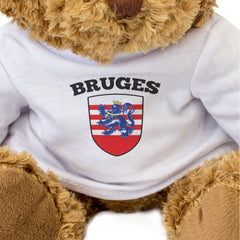 BRUGES FLAG - Teddy Bear - Cute Cuddly Soft Adorable - Belgium Gift Present