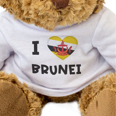 I Love Brunei Flag - Teddy Bear