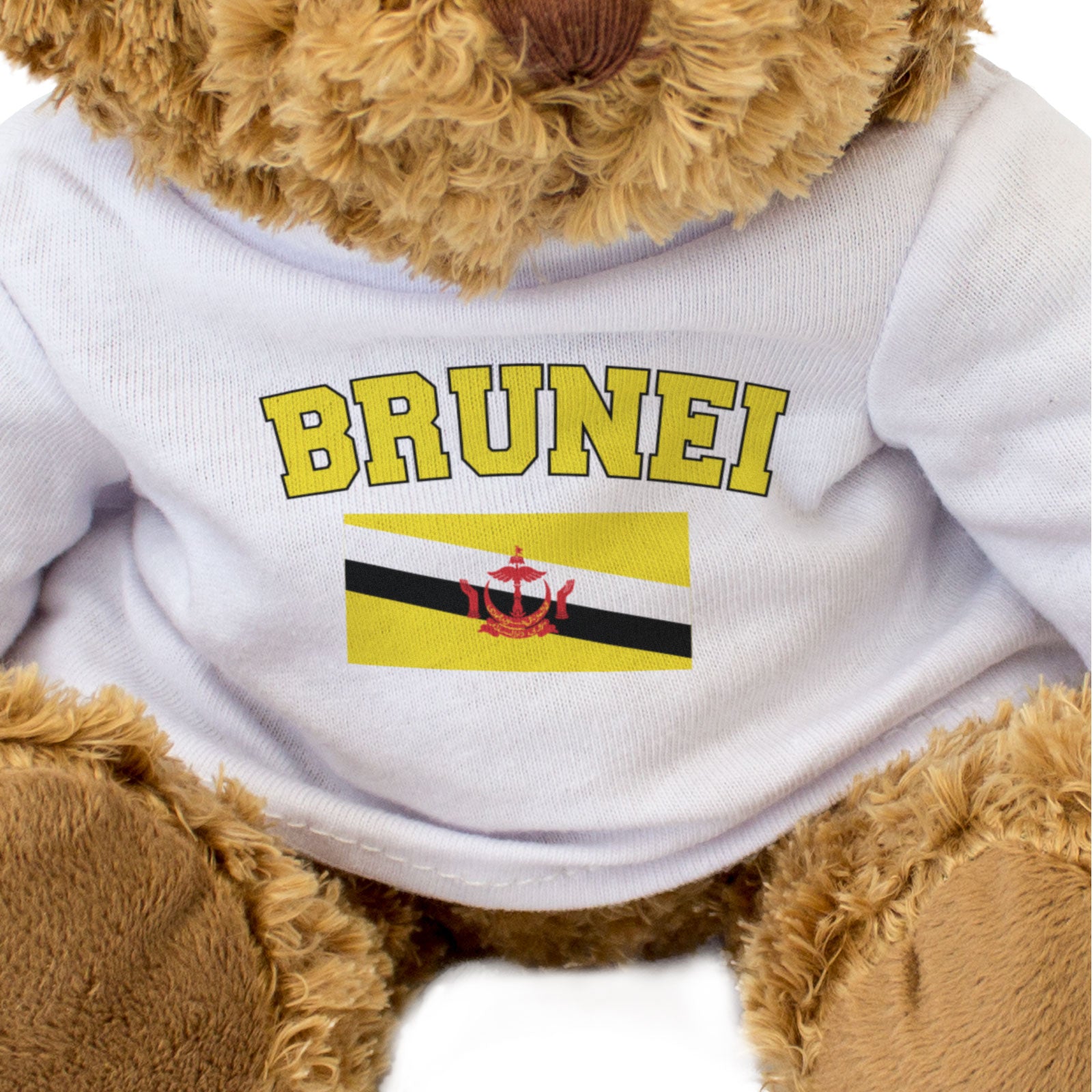 BRUNEI + FLAG - Teddy Bear - Cute Cuddly Soft - Funny Souvenir Gift Present