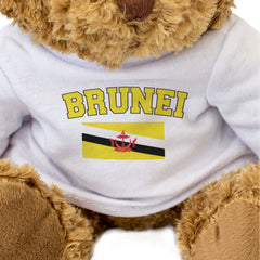 BRUNEI + FLAG - Teddy Bear - Cute Cuddly Soft - Funny Souvenir Gift Present