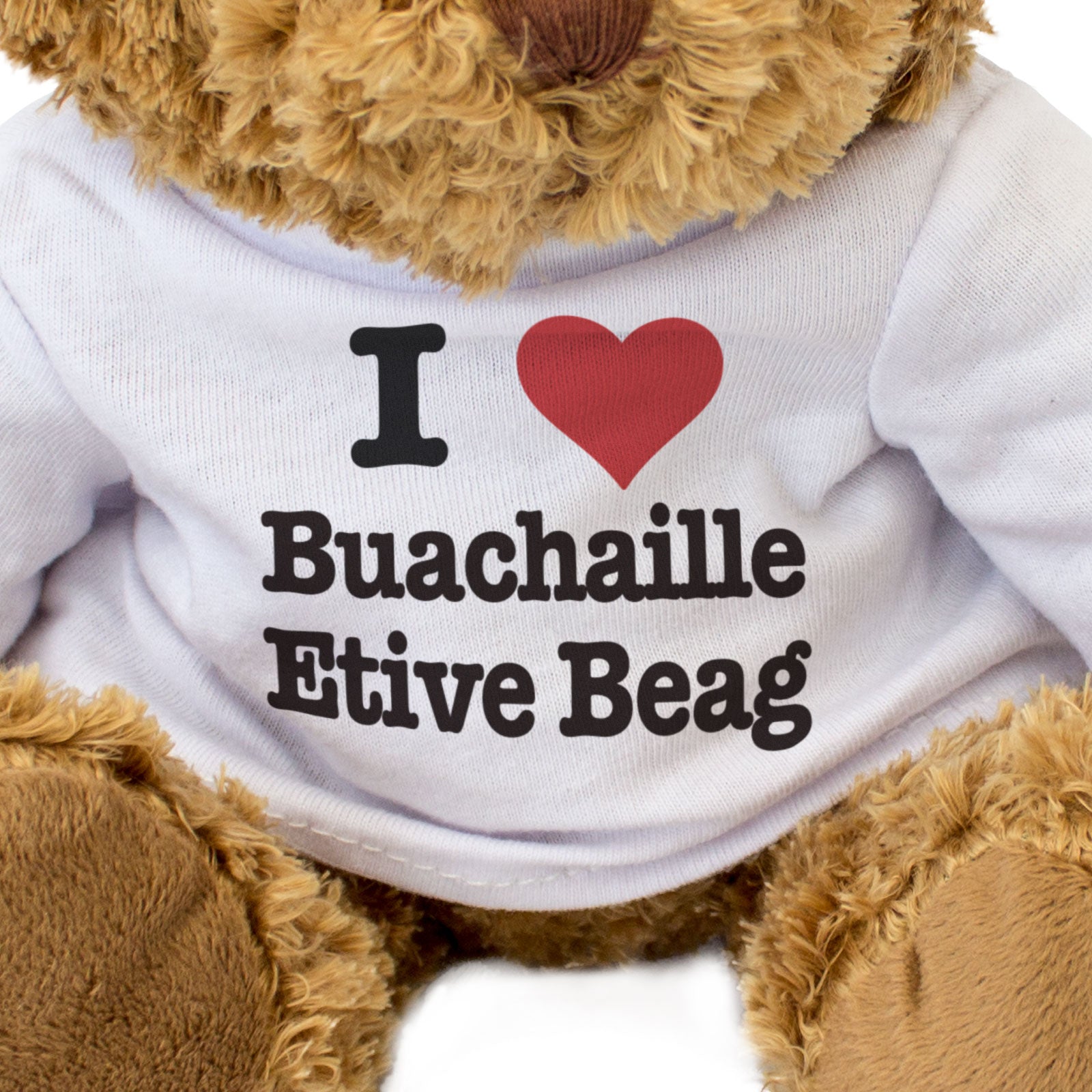 I LOVE BUACHAILLE ETIVE BEAG - Teddy Bear - Scottish Highlands Gift Present