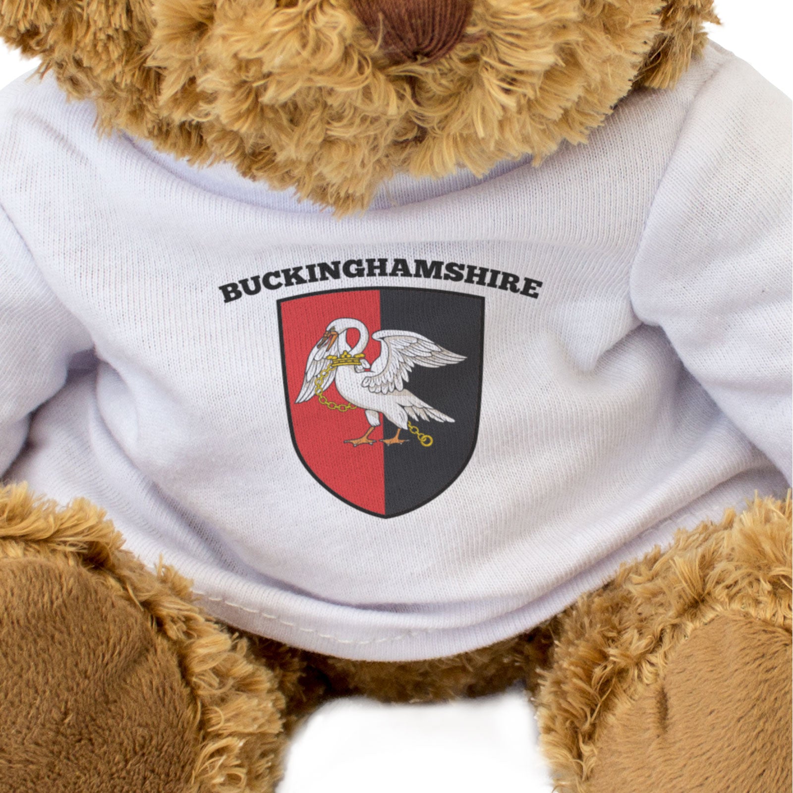 BUCKINGHAMSHIRE COUNTY FLAG - Teddy Bear - Cute Cuddly Soft - Gift Present