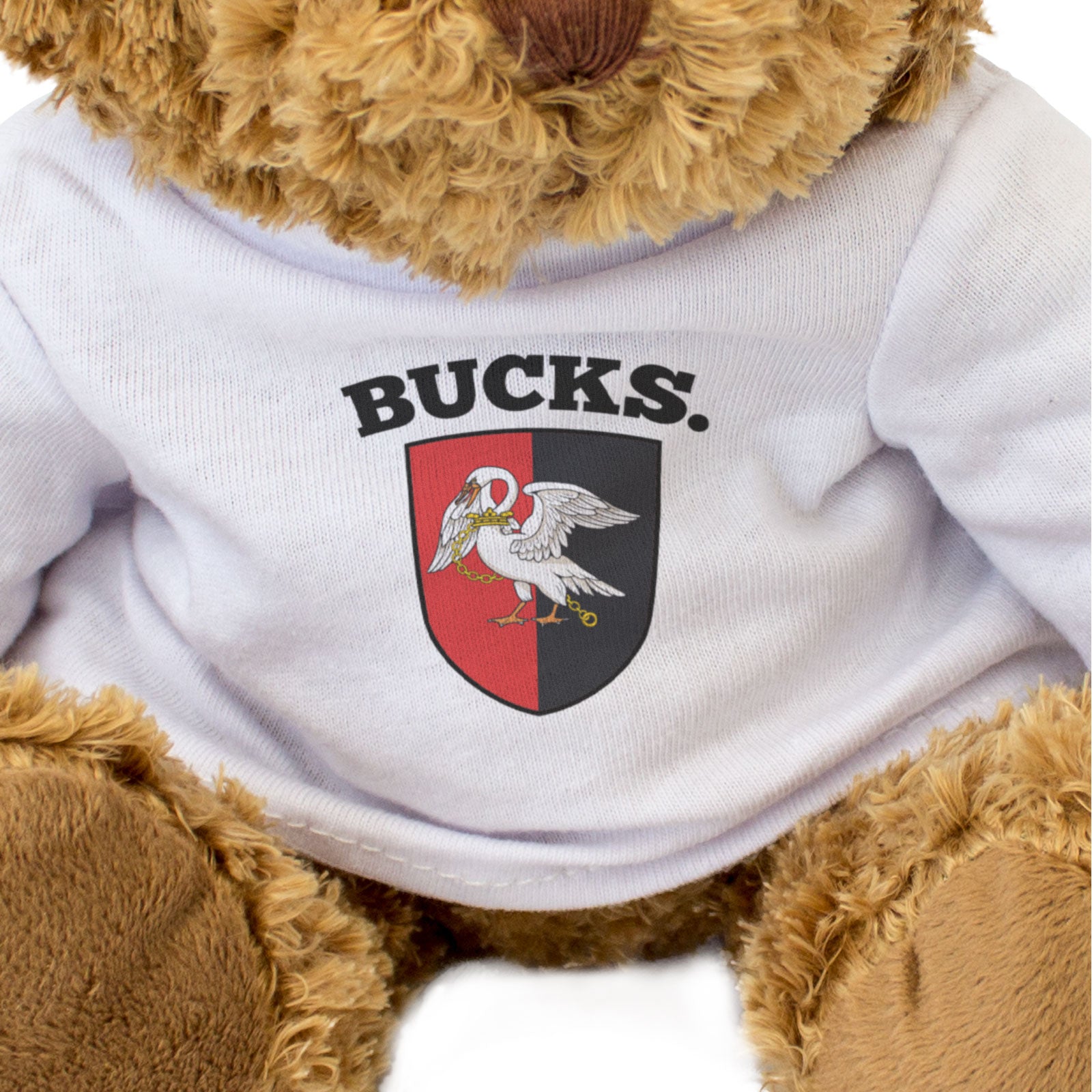 BUCKS COUNTY FLAG - Teddy Bear - Cute Cuddly Soft - Buckinghamshire Gift Present