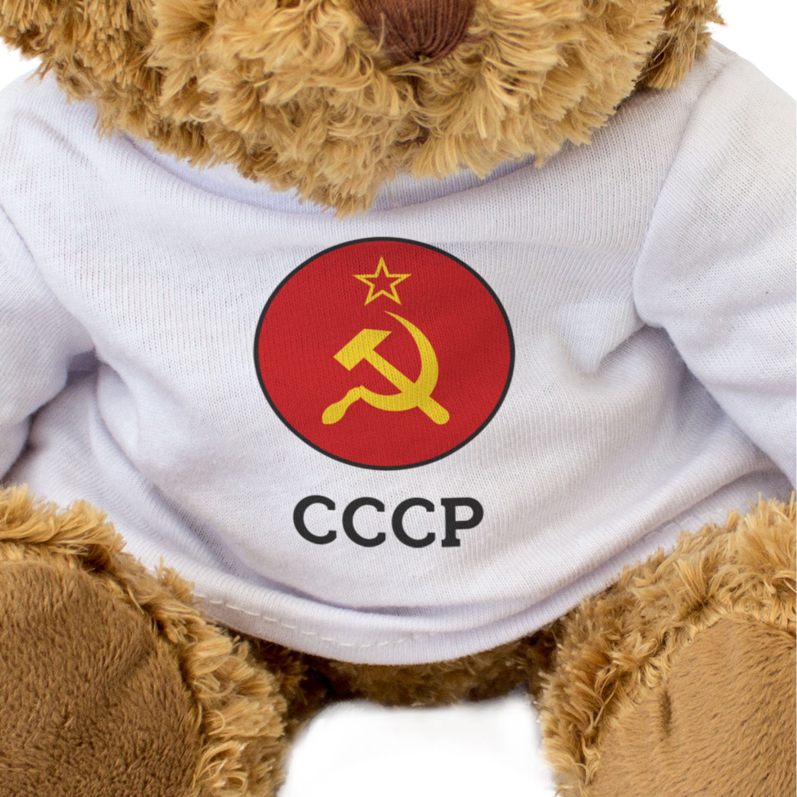 CCCP FLAG ROUNDEL - Teddy Bear - Cute - USSR Soviet Union Souvenir Gift Present