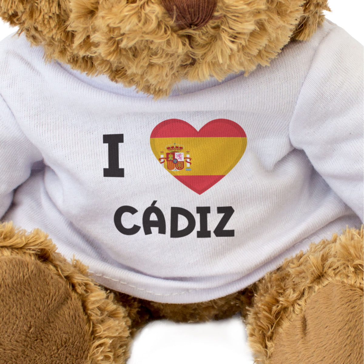 I Love Cadiz / Cádiz (Spain Flag) - Teddy Bear
