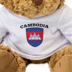 Cambodia Flag - Teddy Bear - Gift Present