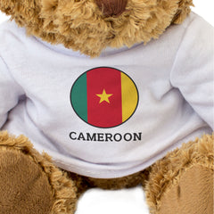 CAMEROON FLAG ROUNDEL - Teddy Bear - Cute Cuddly Soft - Cameroonian Gift Present