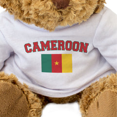 CAMEROON + FLAG - Teddy Bear - Cute Cuddly Soft - Funny Souvenir Gift Present