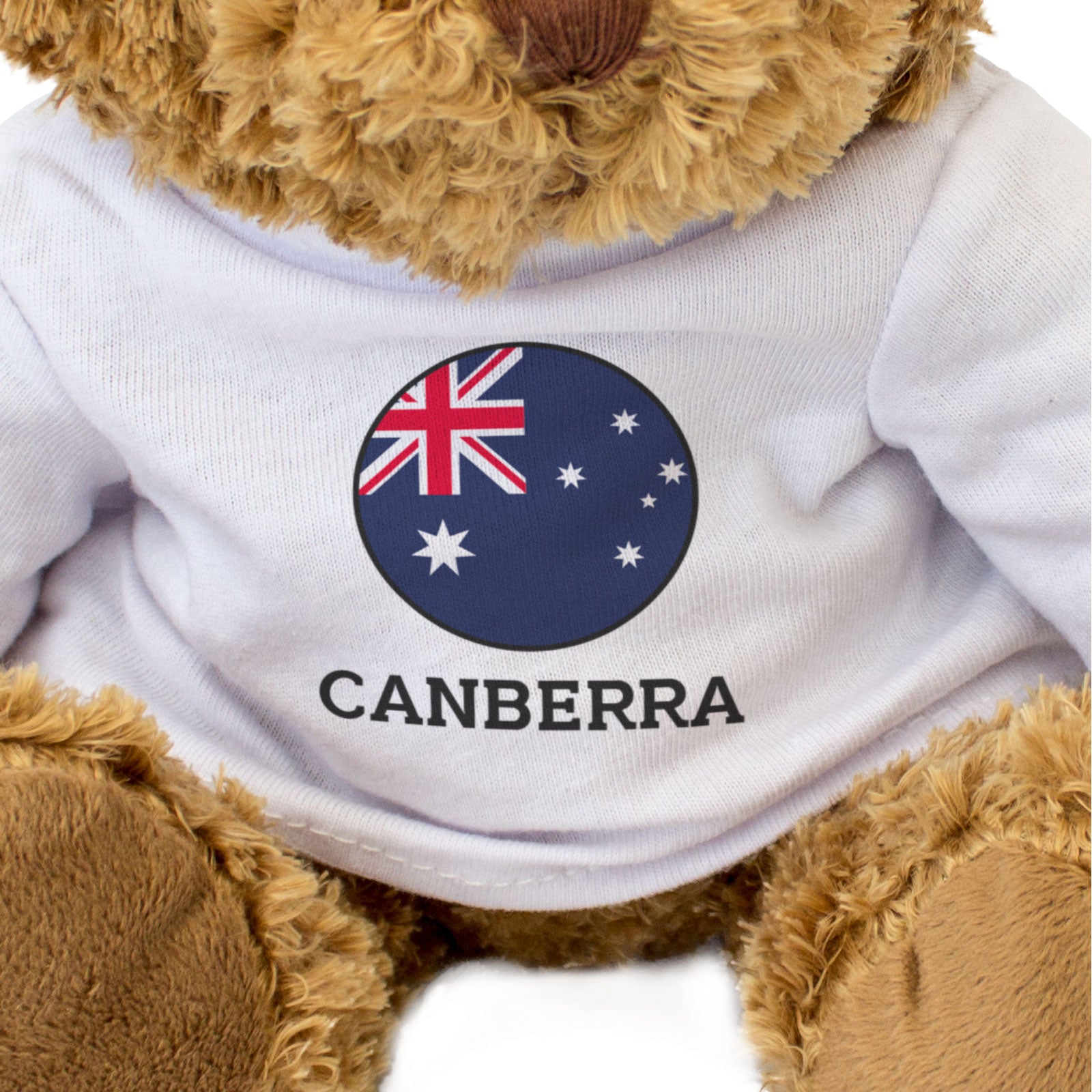 CANBERRA (AUSTRALIA FLAG ROUNDEL) - Teddy Bear - Cute - Souvenir Gift Present