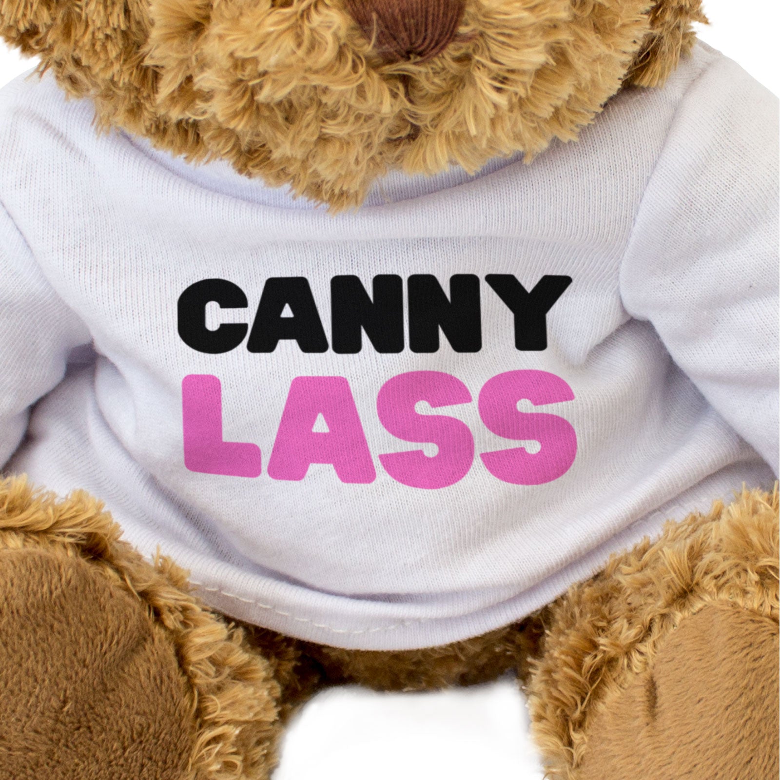 CANNY LASS - Teddy Bear - Cute Cuddly Soft - Funny Geordie Girl Gift Present
