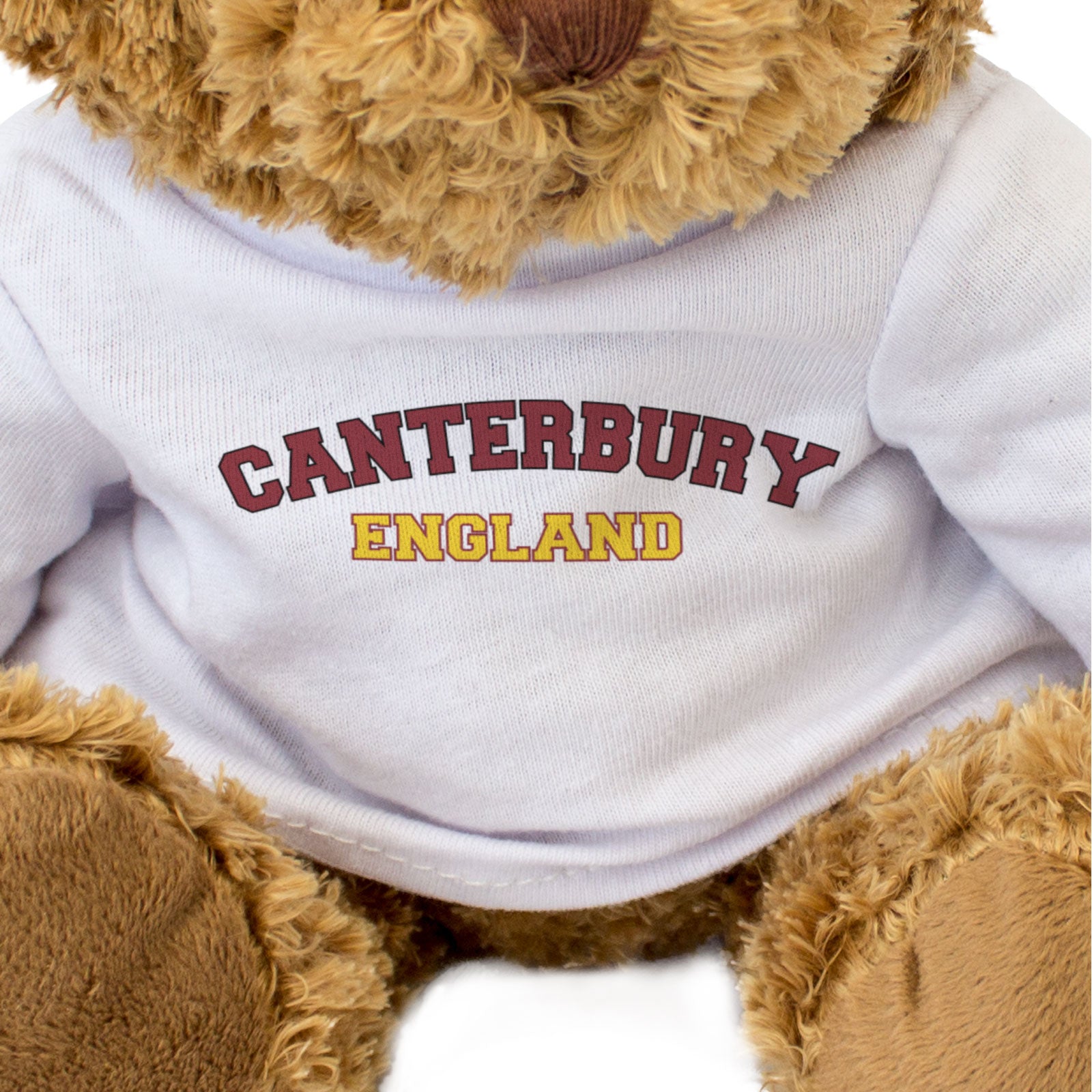 CANTERBURY, ENGLAND - Teddy Bear - Cute Cuddly Soft - Funny Kent Gift Present