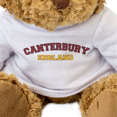 CANTERBURY, ENGLAND - Teddy Bear - Cute Cuddly Soft - Funny Kent Gift Present