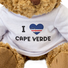 I Love Cape Verde Flag - Teddy Bear