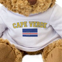CAPE VERDE + FLAG - Teddy Bear - Cute Funny - Cabo Verde Souvenir Gift Present