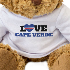 LOVE CAPE VERDE (FLAG HEART) - Teddy Bear - Cute - Funny Souvenir Gift Present