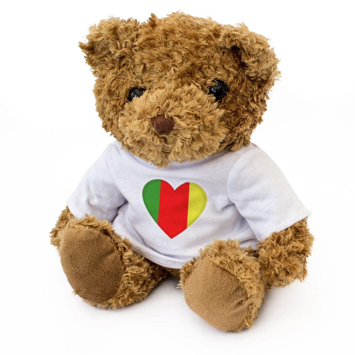 CARLOW COUNTY COLOURS HEART - Teddy Bear - Cute - Ireland Gift Present