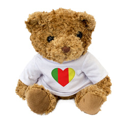 CARLOW COUNTY COLOURS HEART - Teddy Bear - Cute - Ireland Gift Present
