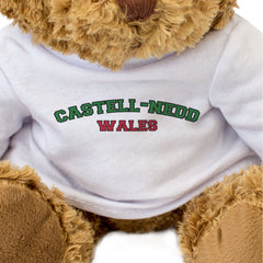 CASTELL-NEDD, CYMRU - Teddy Bear - Cute Cuddly Soft - Neath Welsh Gift Present