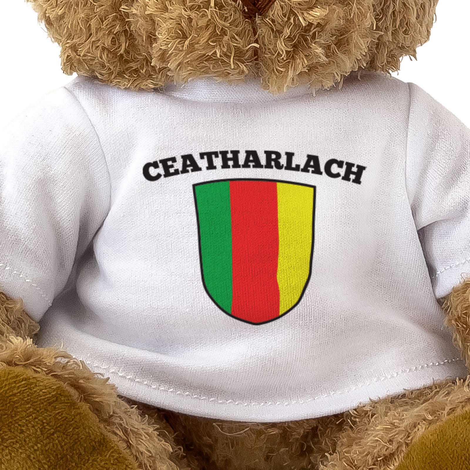 CEATHARLACH (CARLOW) COUNTY COLOURS - Teddy Bear - Ireland Gaeilge Gift Present