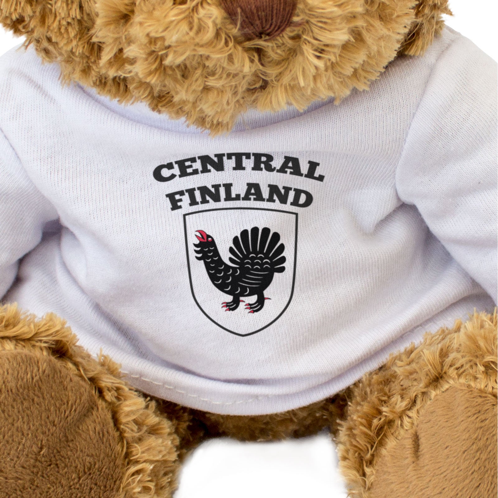 CENTRAL FINLAND FLAG - Teddy Bear - Cute Cuddly Soft - Suomi Gift Present