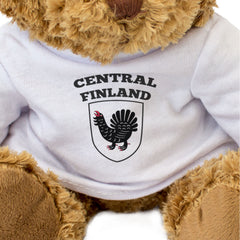 CENTRAL FINLAND FLAG - Teddy Bear - Cute Cuddly Soft - Suomi Gift Present