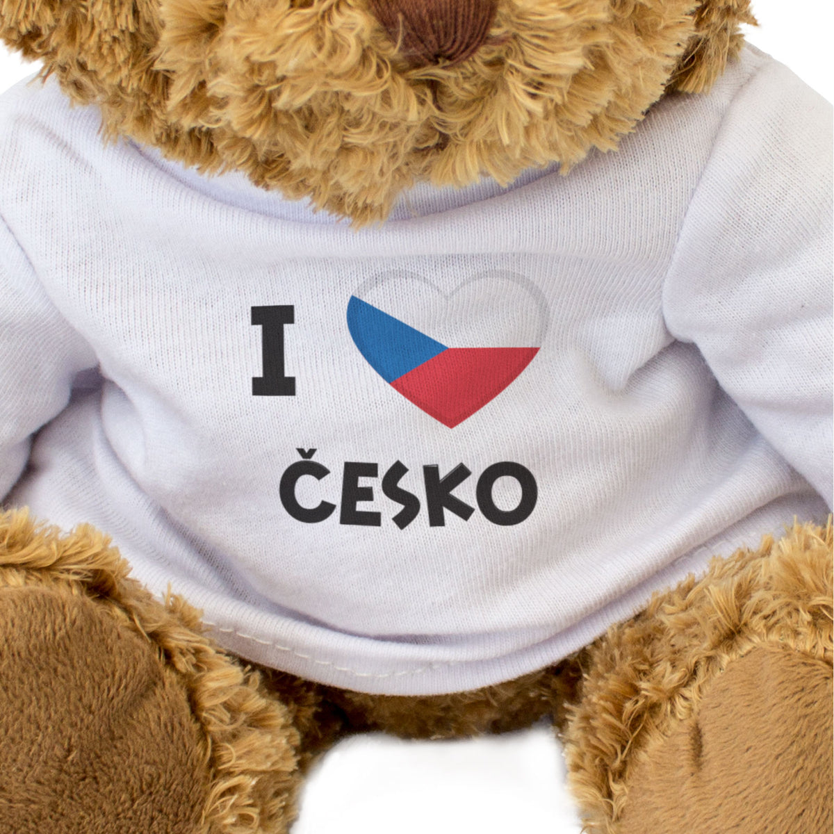 I Love Česko Flag - Teddy Bear - Czechia Fan Gift Present