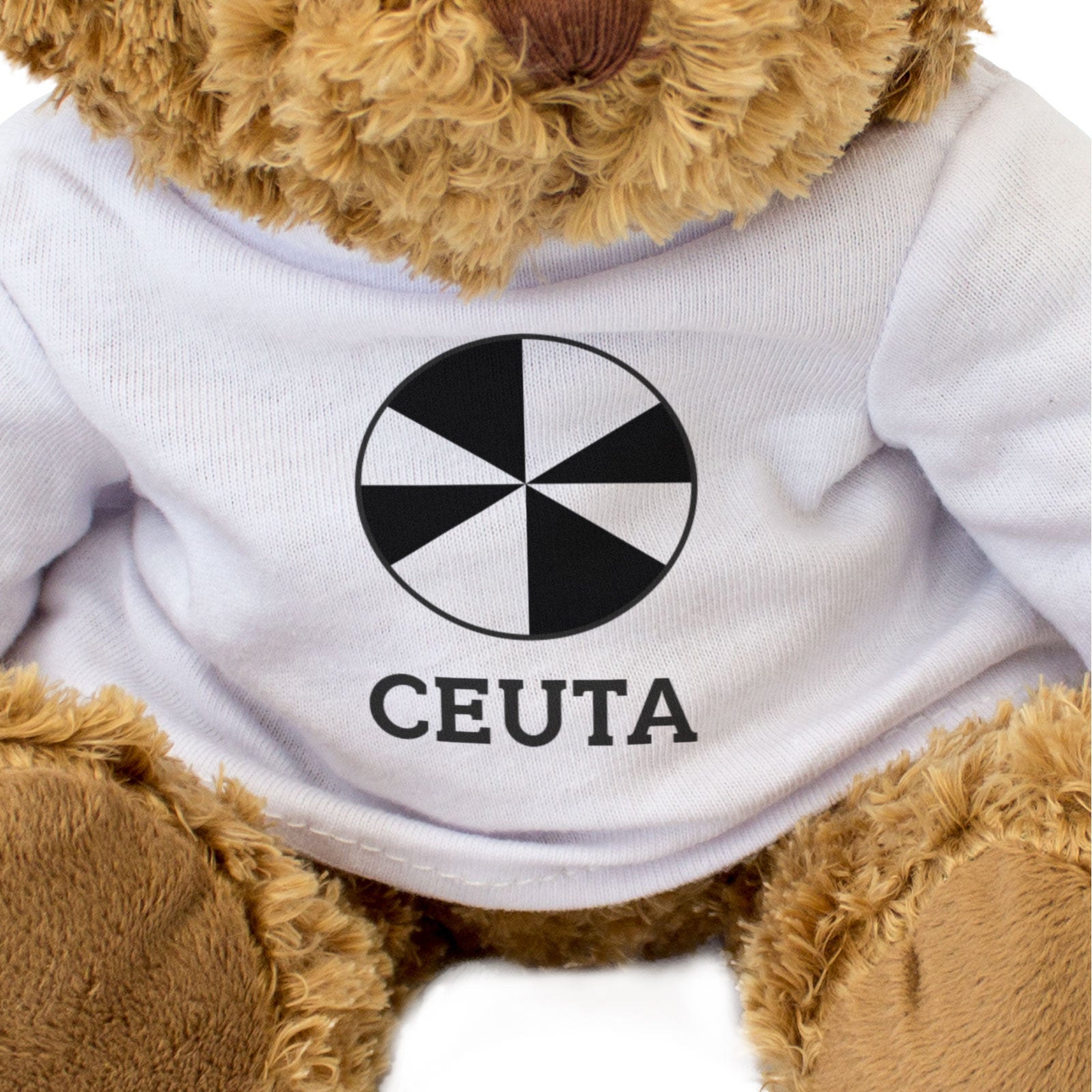 CEUTA FLAG ROUNDEL - Teddy Bear - Cute Cuddly Soft - Spain Souvenir Gift Present