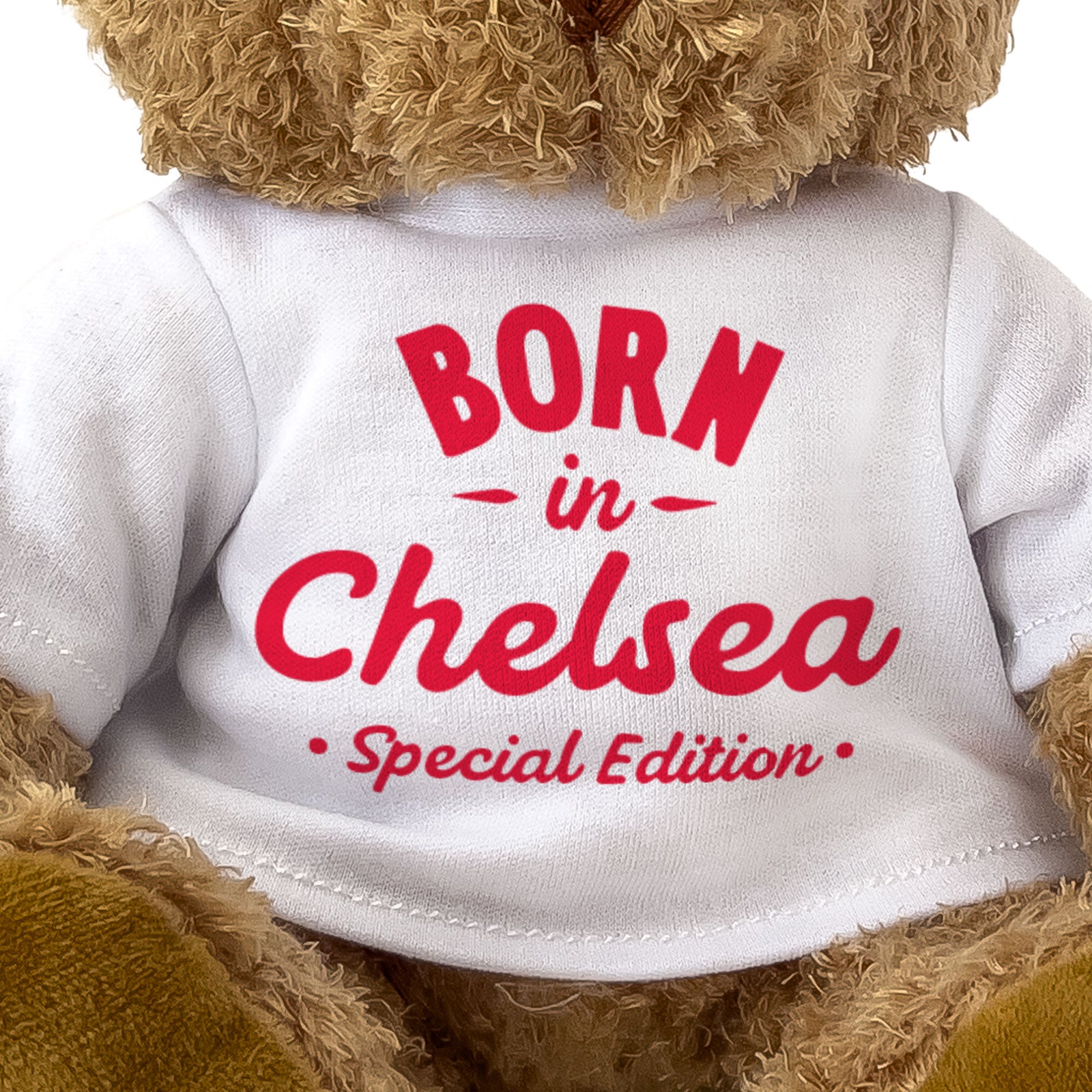BORN IN CHELSEA (SPECIAL EDITION) - Teddy Bear - Cute -Funny London Gift Present